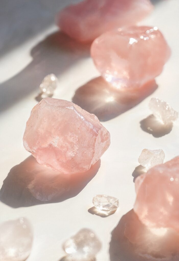 prepare reiki session crystal
